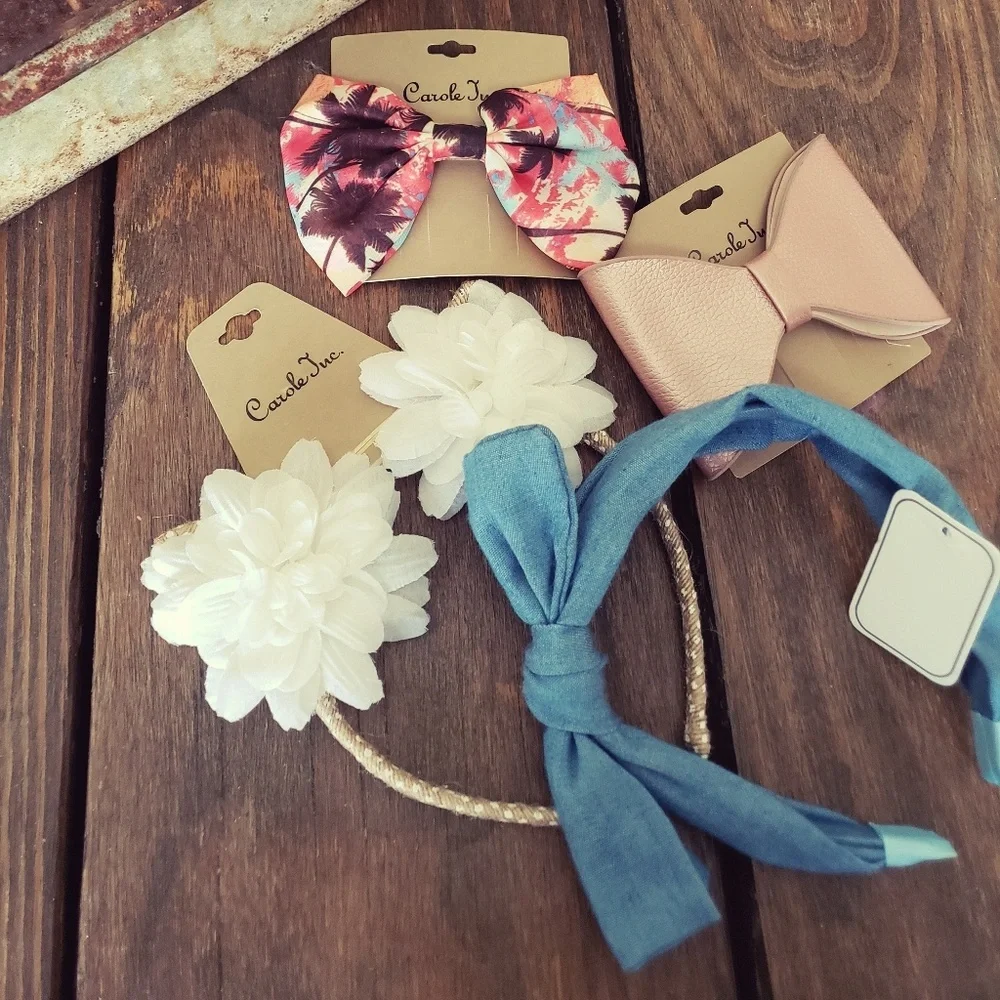NWT! Girls Hair Bow Bundle